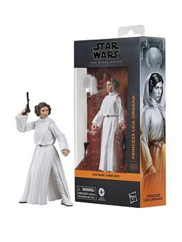 Star Wars The Black Series Princess Leia Organa, Star Wars: A New Hope Action Figure (6”) Merch