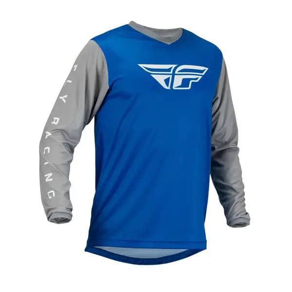 Fly Racing MX Jersey F-16 Blue Grey Size 3XL