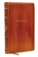kjv personal size reference bible sovereign collection leathersoft brown re