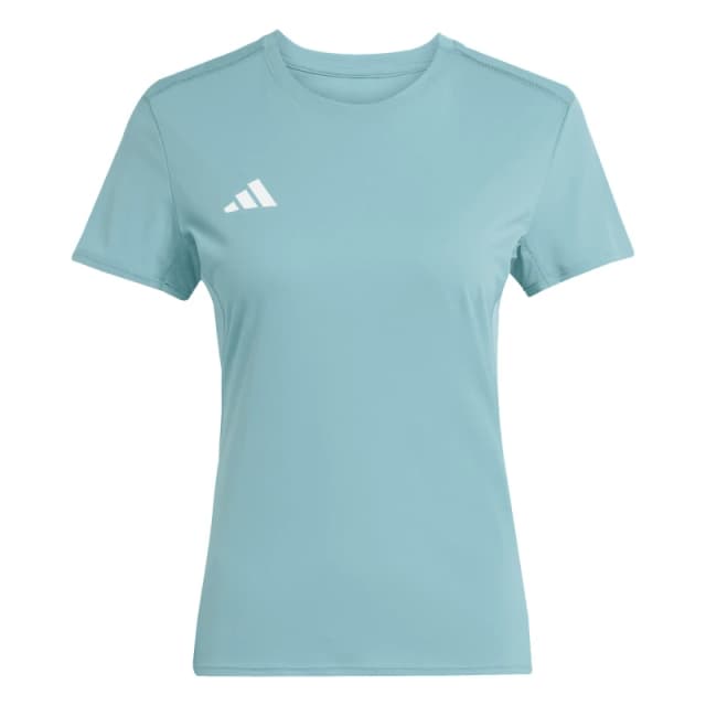 adidas Adizero Running T-Shirt Womens Powder Teal female 16 (XL)