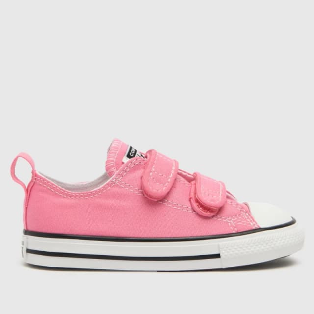 Converse pink all star ox 2v Girls Toddler trainers Pink UK 2 (EU 18)
