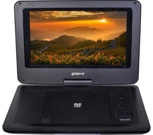 GROOV-E GVDP02BK Portable DVD Player - Black 5060108299909