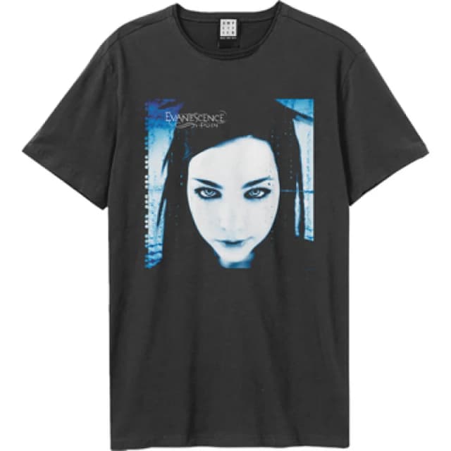 Amplified Amplified Men Fallen Evanescence T-Shirt in Charcoal Size: X-Small Charcoal XS Male 5063693954482
