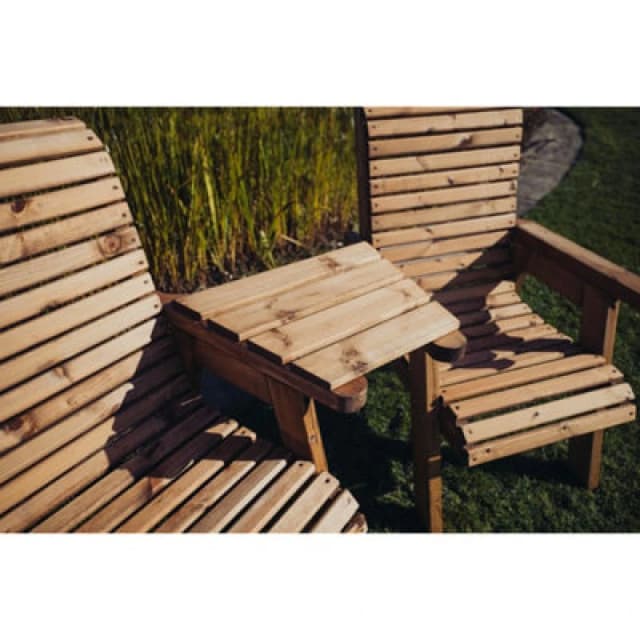 Churnet Valley Garden Furniture Ltd Valley Angled Tray - Timber - L43.5 X W58 X H4cm - Fully Assembled