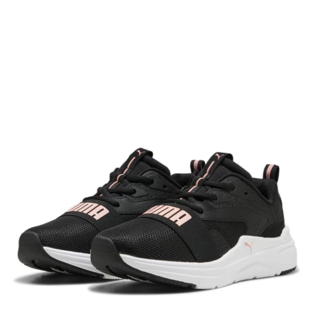 Puma Womens Wired Low Top Runners Black/Pink female 4 (37)
