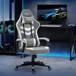 Vinsetto Racing Gaming Chair with Lumbar Support, white