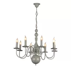 Brugge Multi Arm Chandeliers Gray