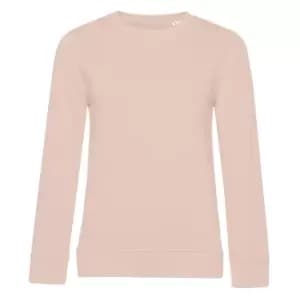 B&C Womens/Ladies Organic Sweatshirt (L) (Dusky Pink)