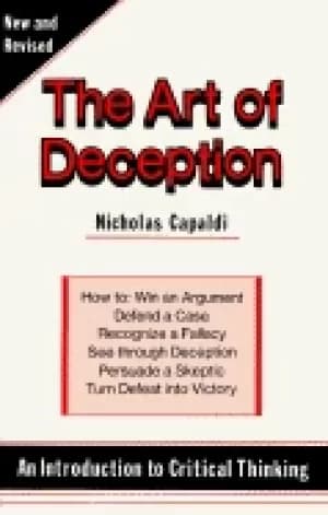 art of deception an introduction to critical thinking how to win an argumen