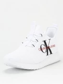 Calvin Klein Jeans Reiland Runner Trainers - White