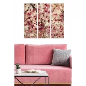 MDF4577294 Multicolor Decorative MDF Painting (3 Pieces)