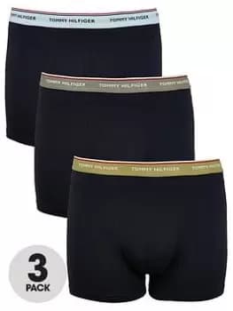 Tommy Hilfiger Big & Tall Premium Essentials Trunks (3 Pack) - Multi, Size 2XL, Men