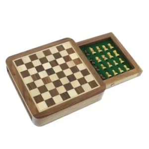 Emporium Collection Magnetic Chess Board with Drawer