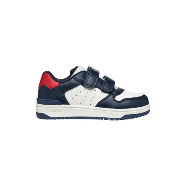 Geox Kids Washiba Trainers with Touch 'n' Close Fastening Blue/White Baby 39 (5.5 to 6);38 (5);37 (4);34 (2);33 (1);32 (13.5);31 (12.5 to 13)
