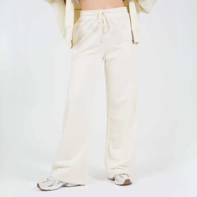 Brave Soul BS Womens Wide Leg Cream Jogger Cream female 14 (L)