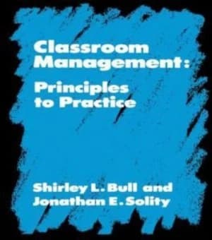 Classroom Management by Shirley Bull Book