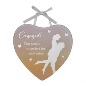 Reflections Of The Heart Mini Plaque Engaged