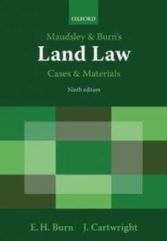 Maudsley and Burns Land Law by Edward Burn Paperback