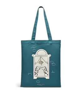 Radley Christmas Dogs 2 Pack Medium Totes - Green
