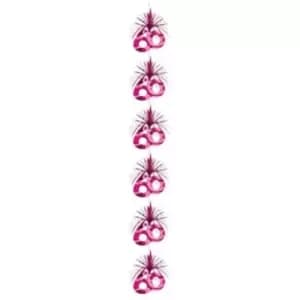 60th Pink Shimmer Cascade Column Decoration