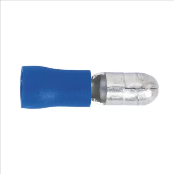 Genuine SEALEY BT11 Bullet Terminal Ø5mm Male Blue Pack of 100
