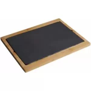 Kora Acacia Wood / Slate Serving Board - Premier Housewares