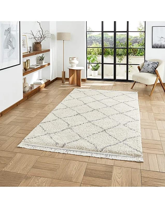 Think Rugs Think Rugs Boho Berber Rug Cream - Think Rugs - Size: 120X170 Cream 120X170 MP65710