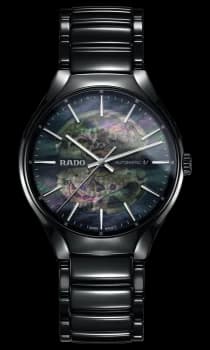 Rado True Automatic Open Heart Unisex watch - Water-resistant 5 bar (50 m), High-tech ceramic, black