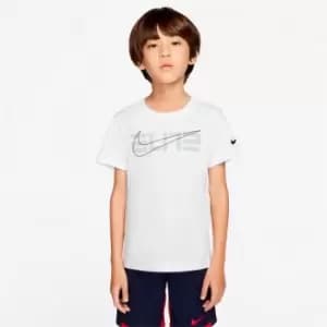 Nike Elite Short Sleeve T Shirt - White
