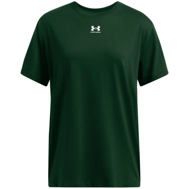 Under Armour Armour Campus Oversize Ss T-Shirt Womens - Green Green 10