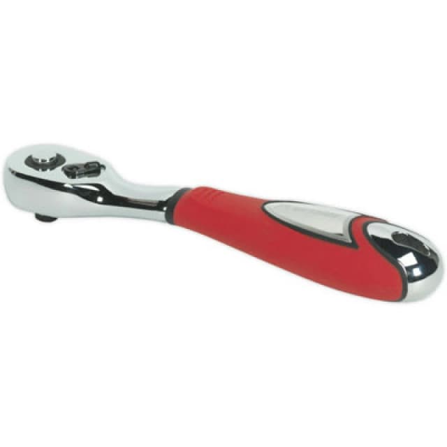 Loops Offset Ratchet Wrench - 1/4" Sq Drive - Flip Reverse - 72-Tooth - Quick Release Multi