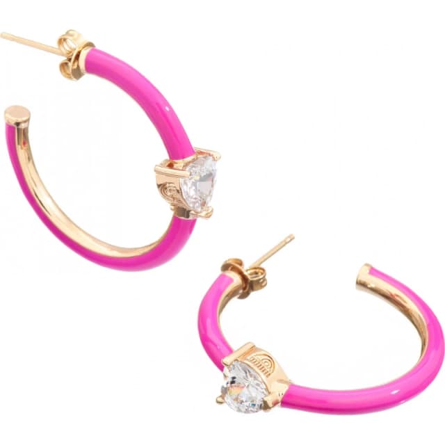 Chiara Ferragni Womens J19AVI19 Pair Of Earrings in Pink Pink Female One Size