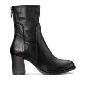 Leather Heeled Ankle Boots
