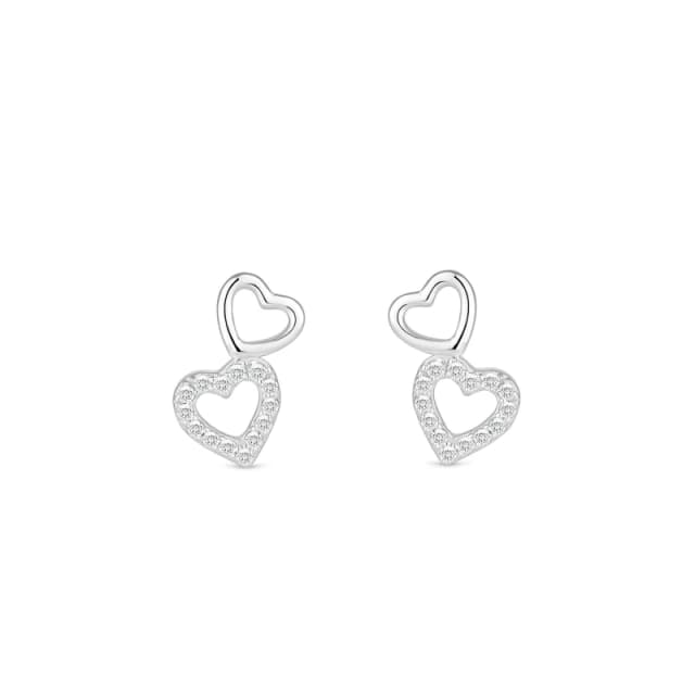 Simply Silver Sterling Silver 925 Cubic Zirconia Crescent Set Jewellery Sets One Size Silver 71574211000