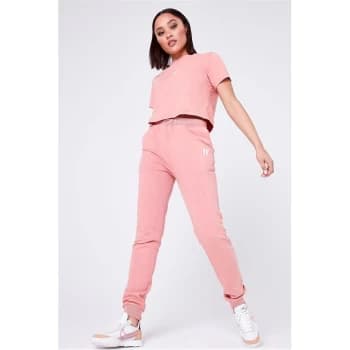 11 Degrees Acid Wash Jogging Pants - Desert Pink