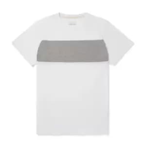 Albam Block Marl T Shirt - Cream