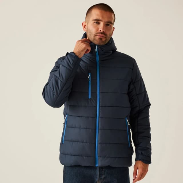 Regatta Regatta Men 'Navigate' Thermal Jacket in Mid Navy Size: Small Mid Navy S Male 5063019155197