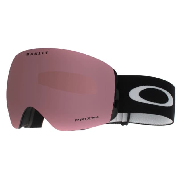 Oakley Oakley Flight Deck L OO7050-C1 Matte Black Prizm Rose Gold Iridium Ski Goggles Black One Size Unisex 888392573797