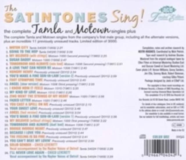 Sing!: The complete Tamla and Motown singles plus CD / Album