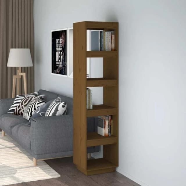 VIDAXL Vidaxl - Book Cabinet/Room Divider Honey Brown 40x35x167cm Solid Wood Pine 8720286815885