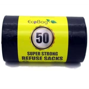 Robert Dyas Ecobag 90L Heavy Duty Bin Bags - 50 Pack