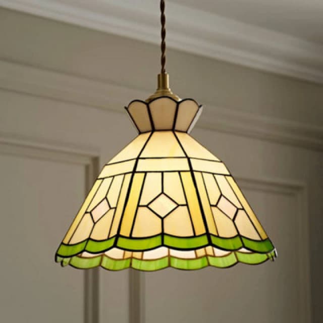 ValueLights ValueLights Beatrix Tiffany Glass Easy Fit Ceiling Pendant Light Lamp Shade Multi One Size Unisex 5016529273806