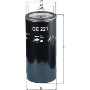 Oil Filter Oc221 70513409 By Mahle Original