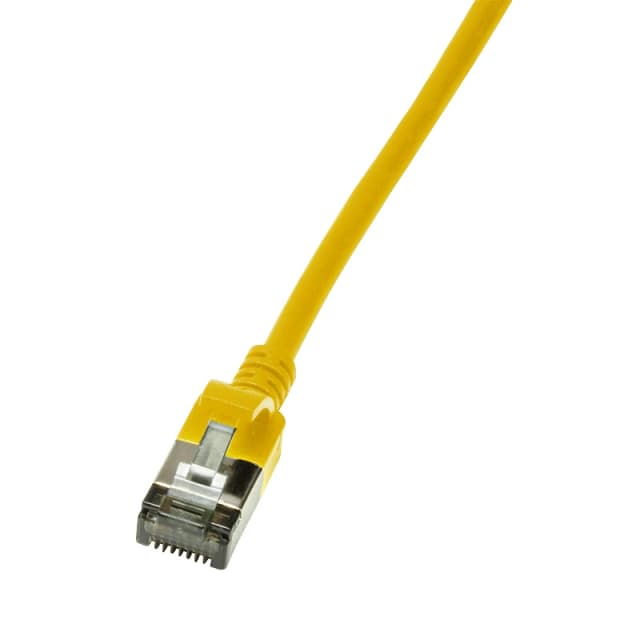 LogiLink CQ9037S networking cable Yellow 1m Cat6a S/FTP (S-STP)