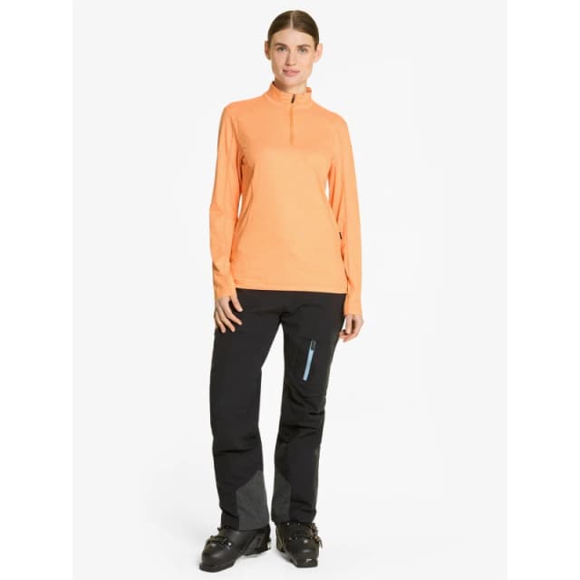 Ziener Jenita Half Zip Fleece Womens - Orange Orange 8