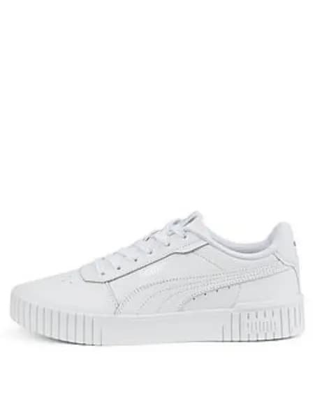 Puma White - Silver Carina 2.0 Sneakers