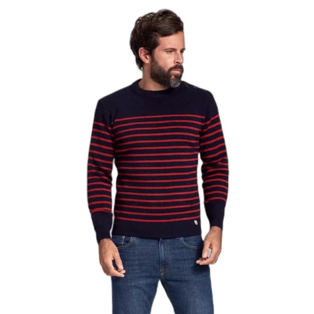 Armor-Lux Round neck sweater Armor-Lux Molene Bleu Male XL