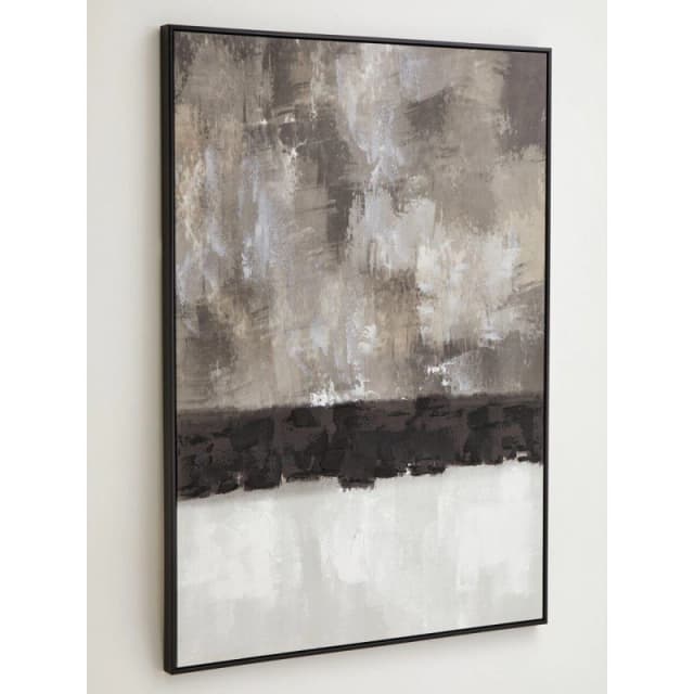 Fifty Five South Astratto Monochrome Textured Canvas Wall Art Multi unisex One Size