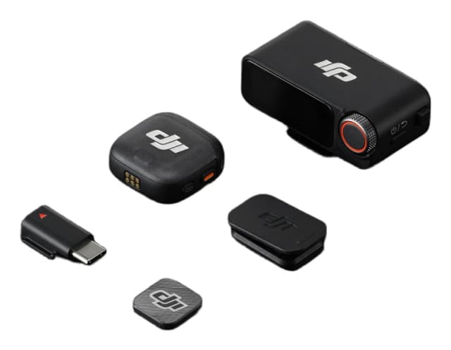 DJI Mic 3 (1 TX 1 RX) Wireless Microphone Kit - Black 6937224116405