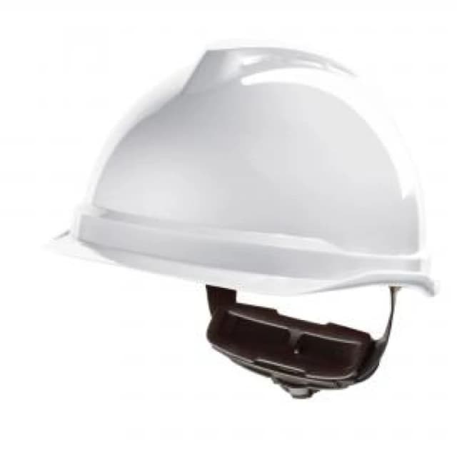 MSA V - Gard 520 Peakless Safety Helmet White